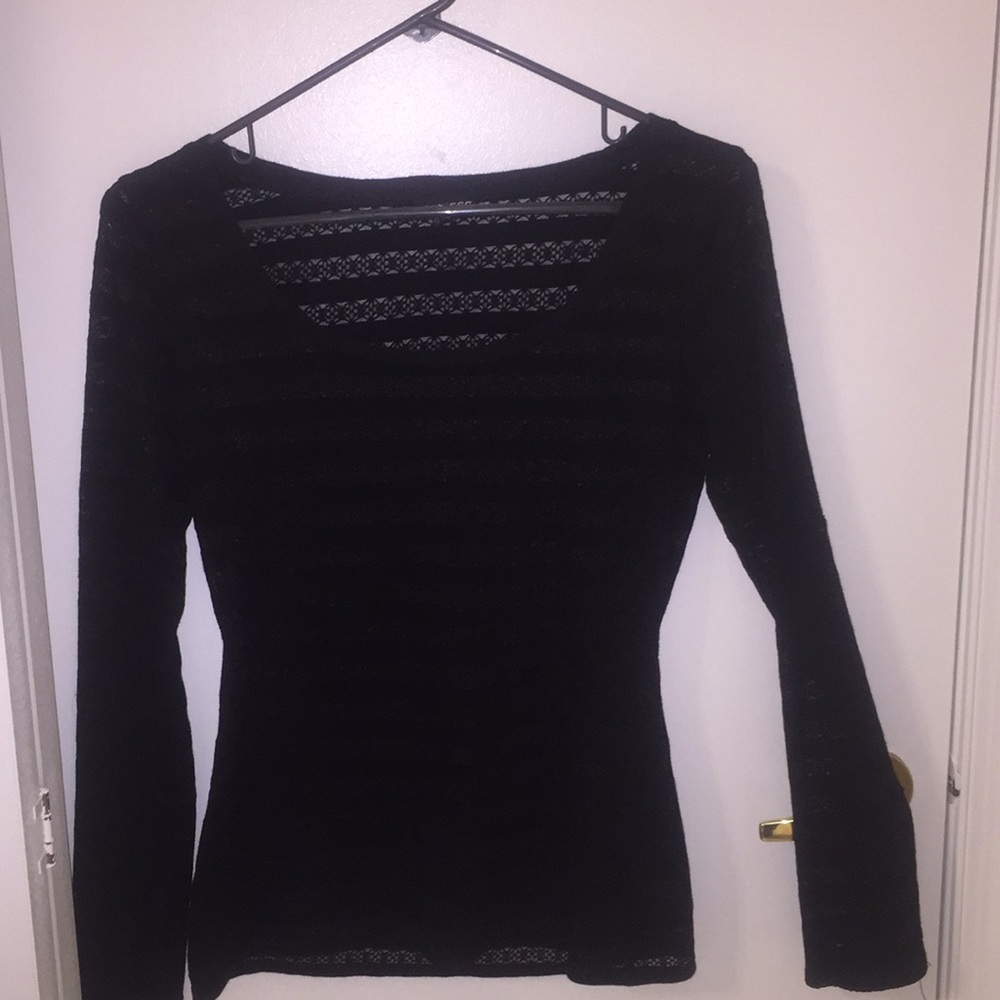 Black long sleeve express shirt
